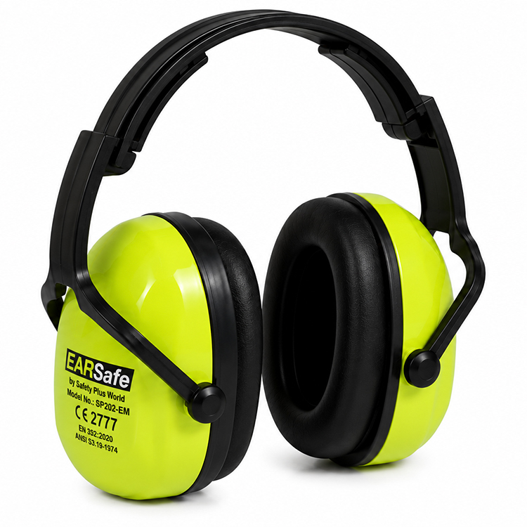 Safety Plus World Helmet mounted Earmuff