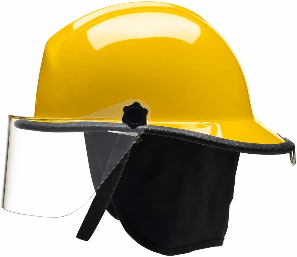 Bullard LTX Series Structural Firefighting Helmet, NFPA 1970 / NFPA 1971 Certified, Ultem Thermoplastic M-Pact Shell