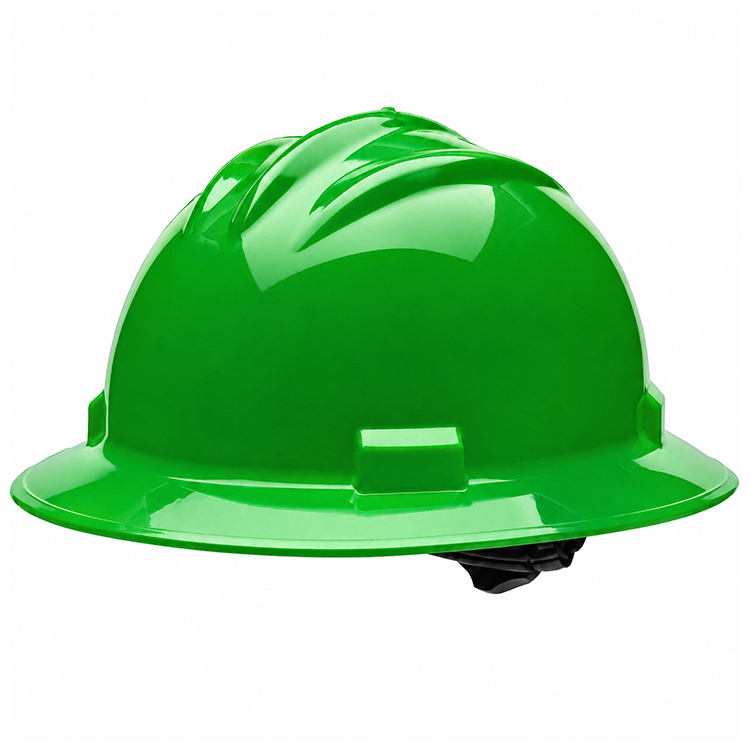 Bullard S71 Safety Hard Hat Full Brim, ANSI Type 1 Class G & E, Non-Vented Polyethylene