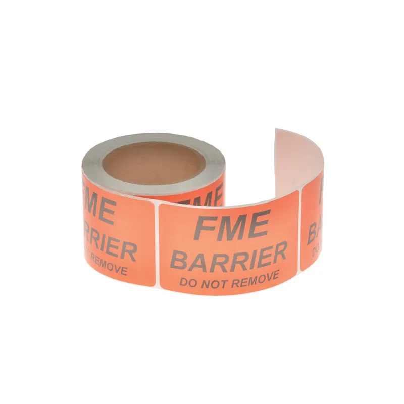 FME Barrier and Exempt Stickers 2' x 3' 250/Roll ST23