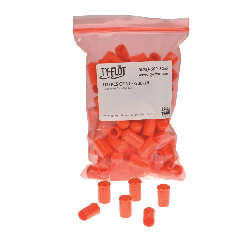 [VCF75016OR] VCF75016OR Orange Tube Cap 3/4" (100/Pkg.) VCF75016