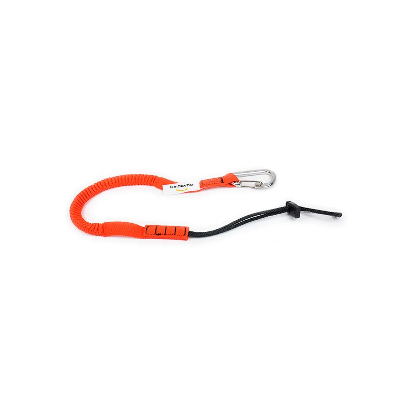 [BNGEXTRPSSOR] TOOL TETHER 15 LB, SS CARABINEER 32"-48" (10-Pack)